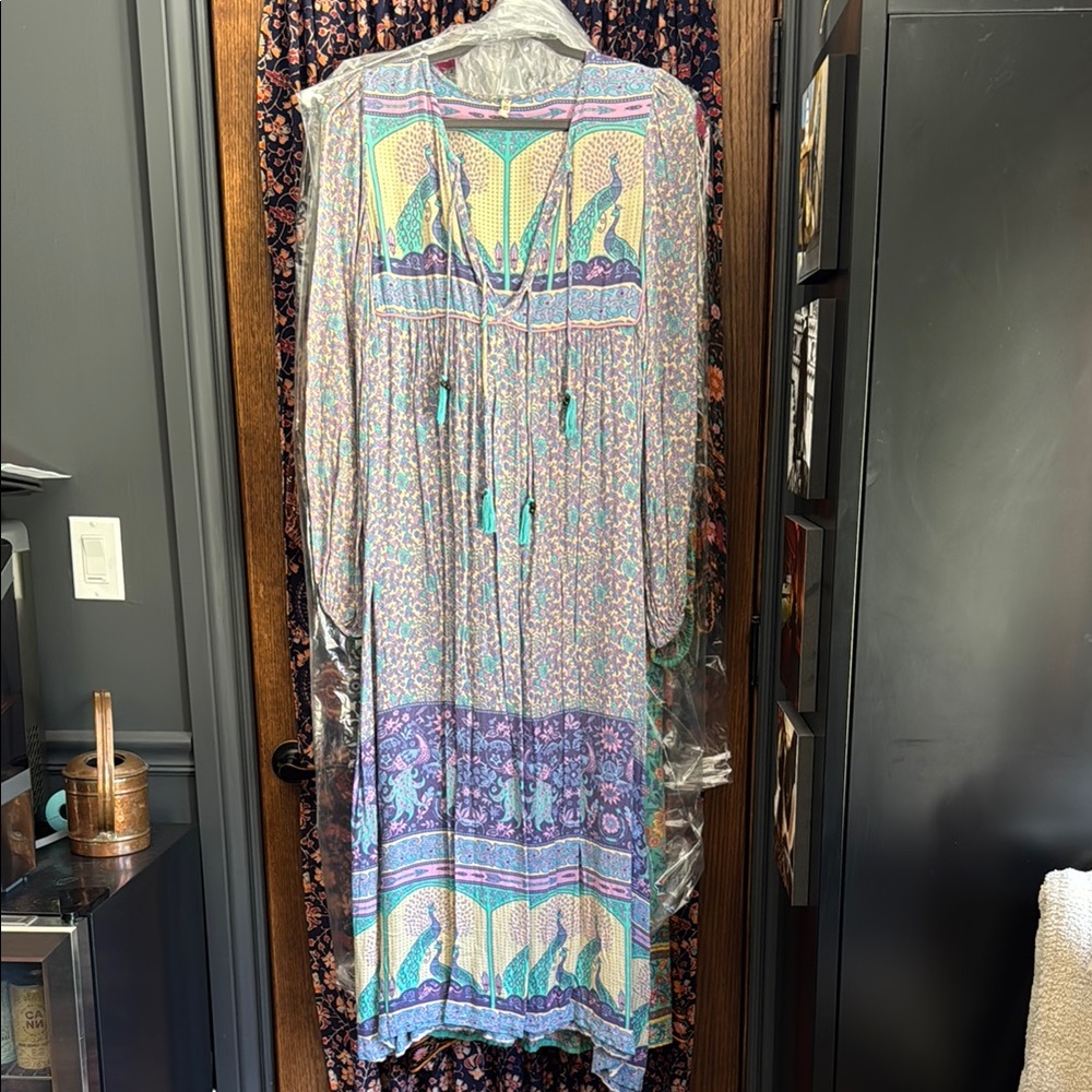 SPELL ORIGINAL XANADU Bohemian Multicolor Maxi Dress Gown